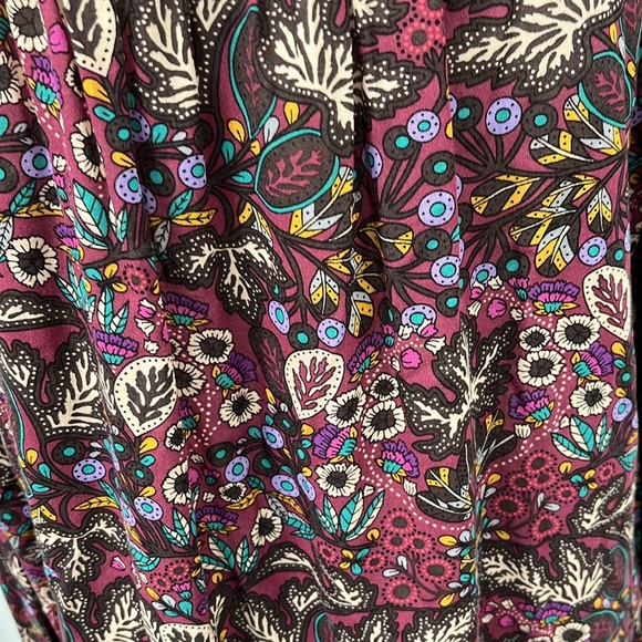 Anthropologie Multicolor Floral Blouse Maeve - Picture 7 of 11